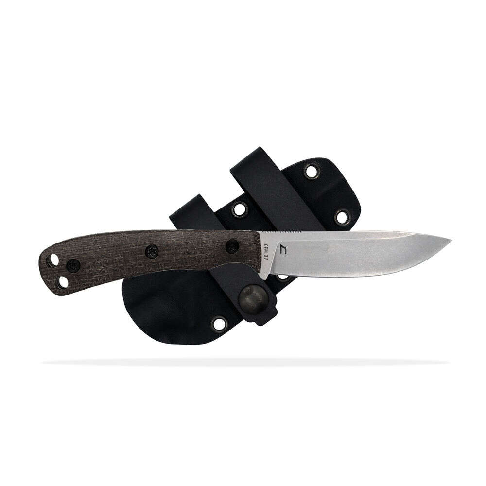 Knives Shield Arms 4.50" ASCENT REG STONE WASH BLK/BLK G10